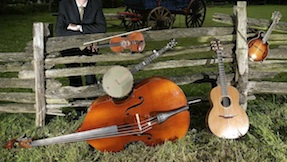 [Some bluegrass instruments]